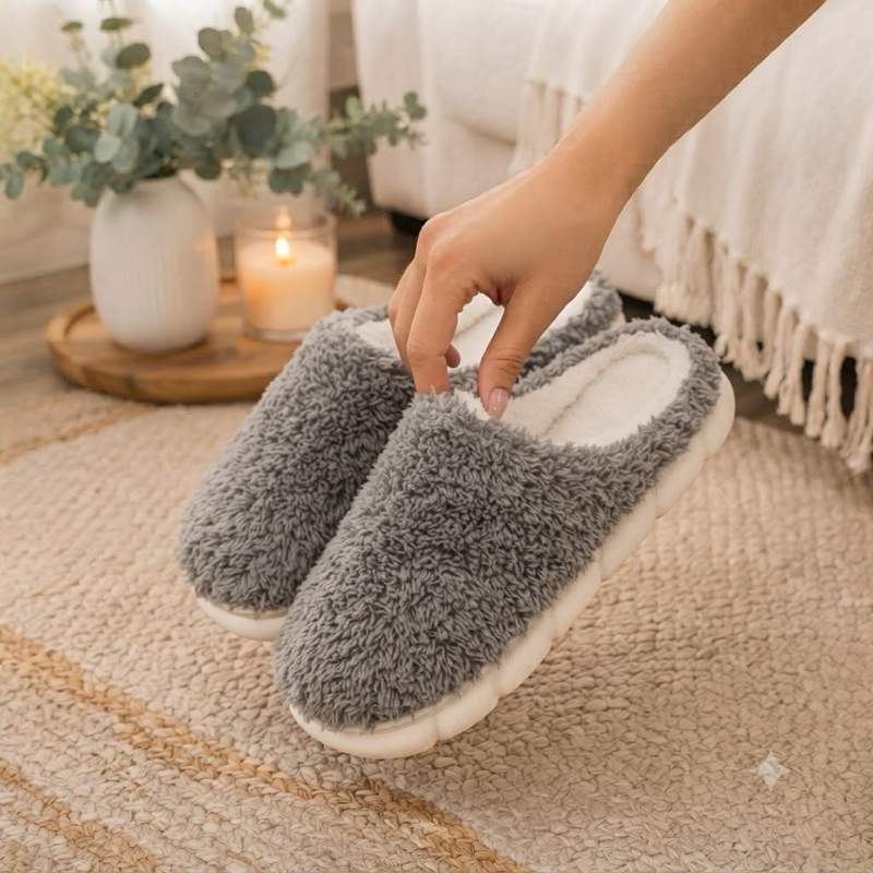 Pantufa Masculina NUVEM Peluciada Super Macia Quen