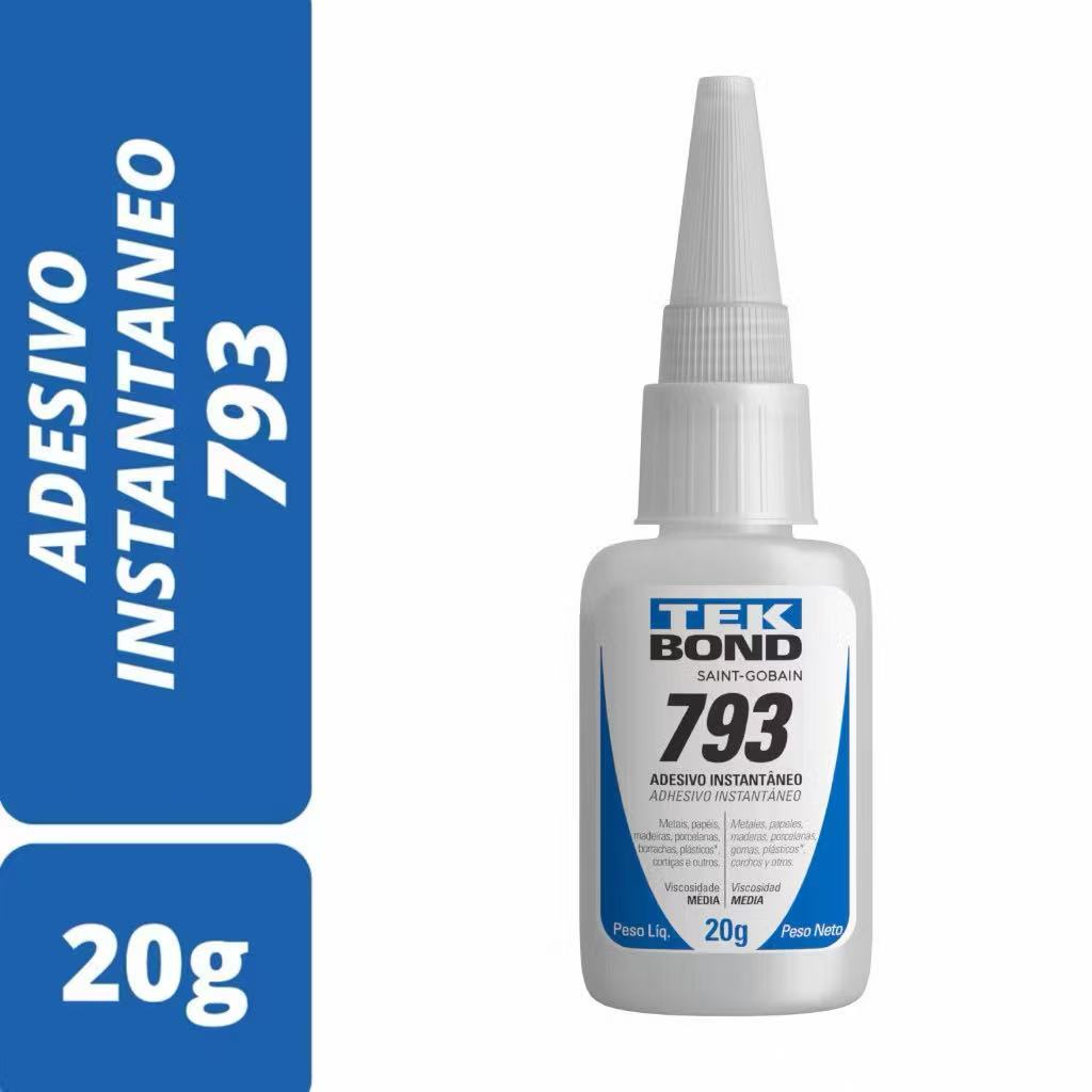 Colas Instantâneas TekBond 793 20g Fixação Ult