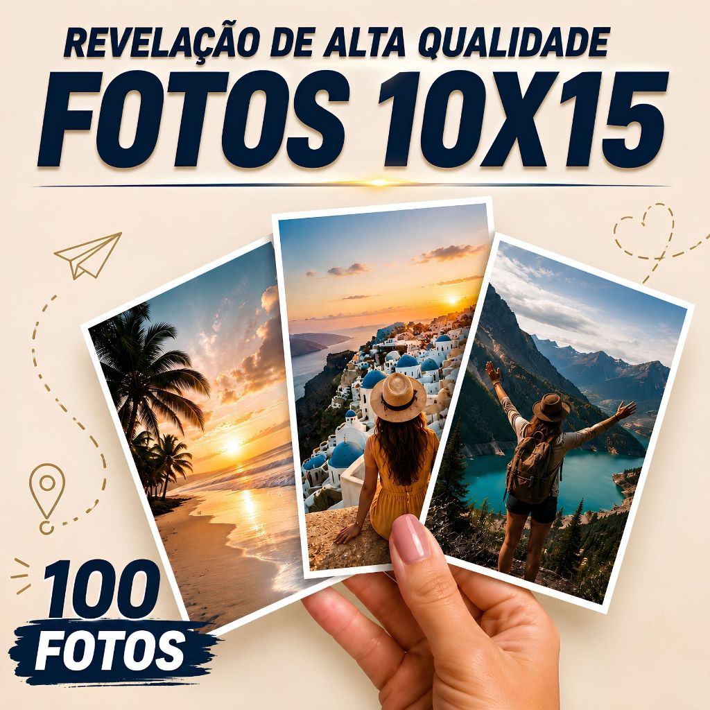 Fotos 10×15 cm para Eternizar suas Viagens | 