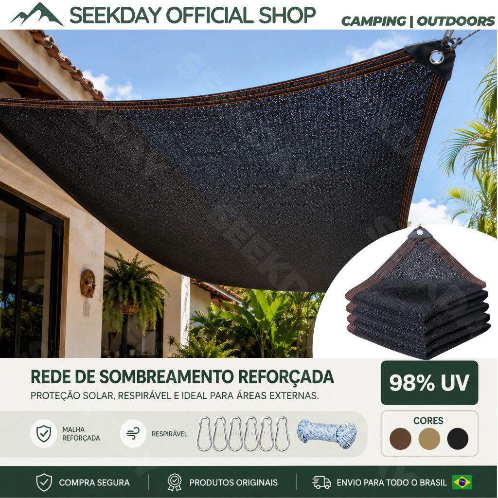 Seekday Cobertura Sombrite Tela Sombreamento 98 UV