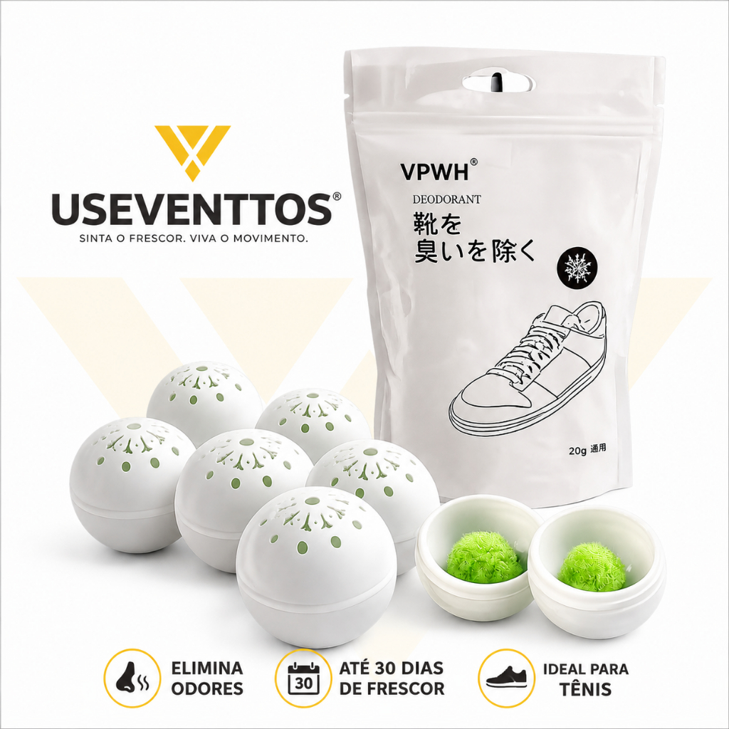 Kit Econômico Anti Odor para Tênis e Sneakers | 