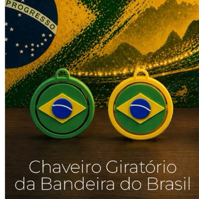 Chaveiro do Brasil cor aleatório