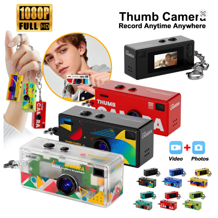 Câmera Infantil G6 Thumb Camera Ultra Mini 1080P 