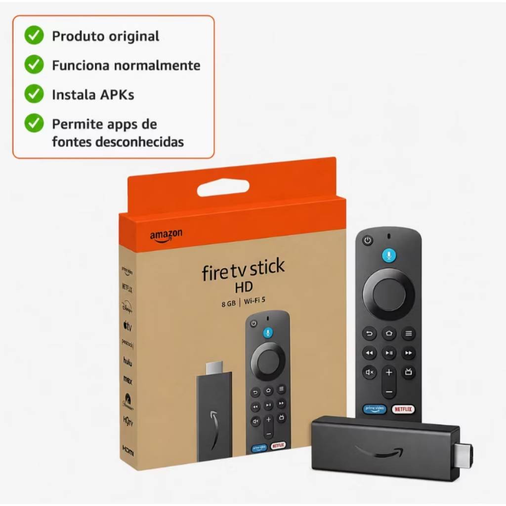 Fire TV Stick HD Última Geração Amazon Original