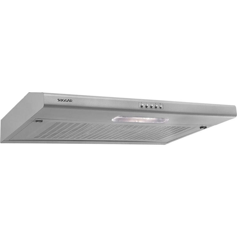 Depurador de Ar Suggar Slim 80cm Prata 3 Velocidad