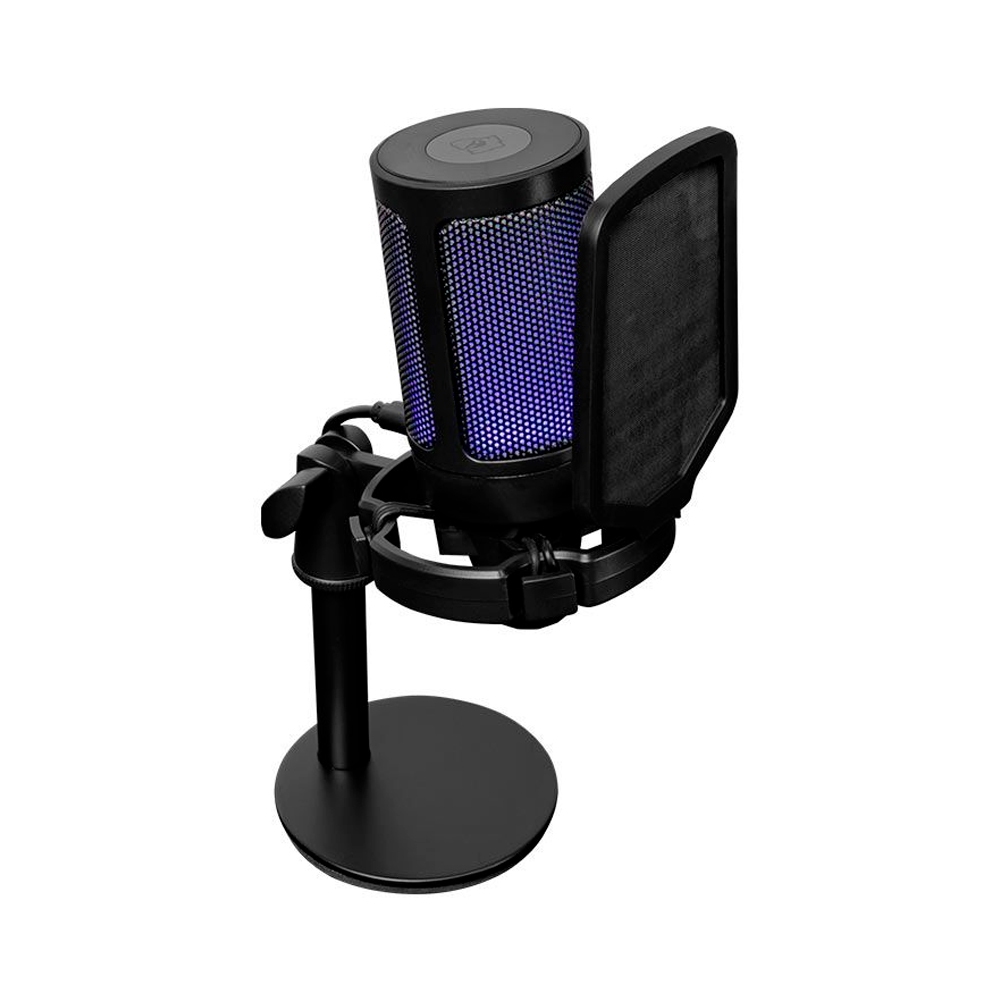 Microfone Mancer Horcrux V2 PFT, RGB, USB, Preto, 