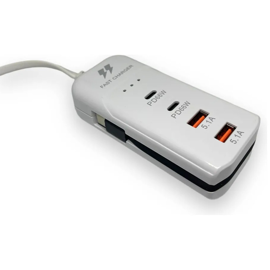 Carregador de Mesa Turbo Rápido 5.1A Possui 2 USB