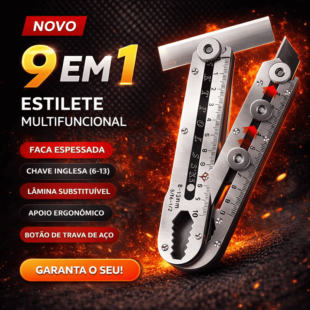 Estilete Profissional 18mm  Aço Inox Com Trava Co