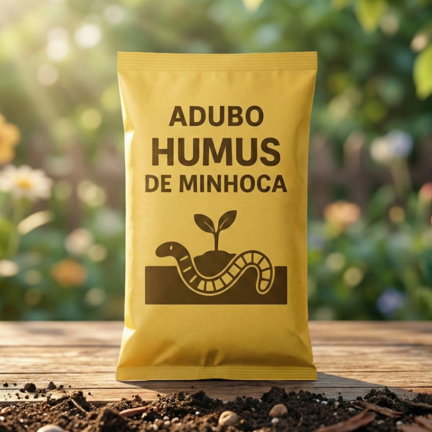 Húmus de Minhoca Misto  2kg, 5kg, 10kg e 20kg | I