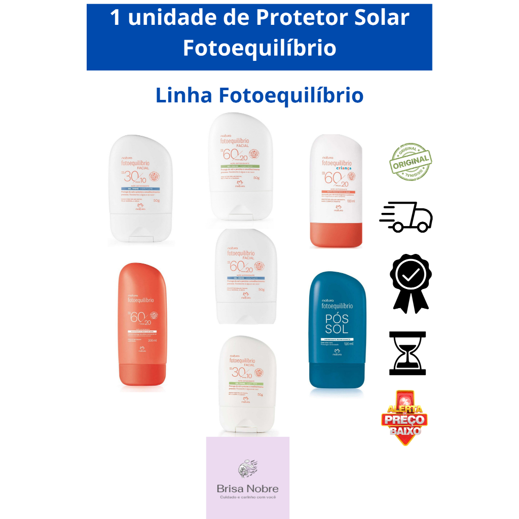 [OFERTA] Protetor Solar Fotoequilibrio Natura |Cri