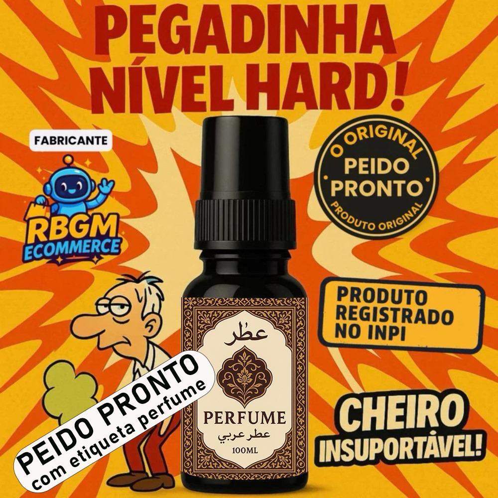 Spray Peido Pronto Etiqueta de Perfume Árabe Fals
