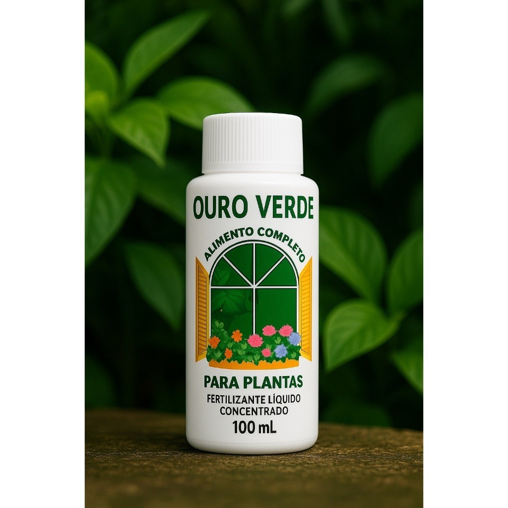 Adubo Fertilizante Líquido Ouro Verde 100ml para 
