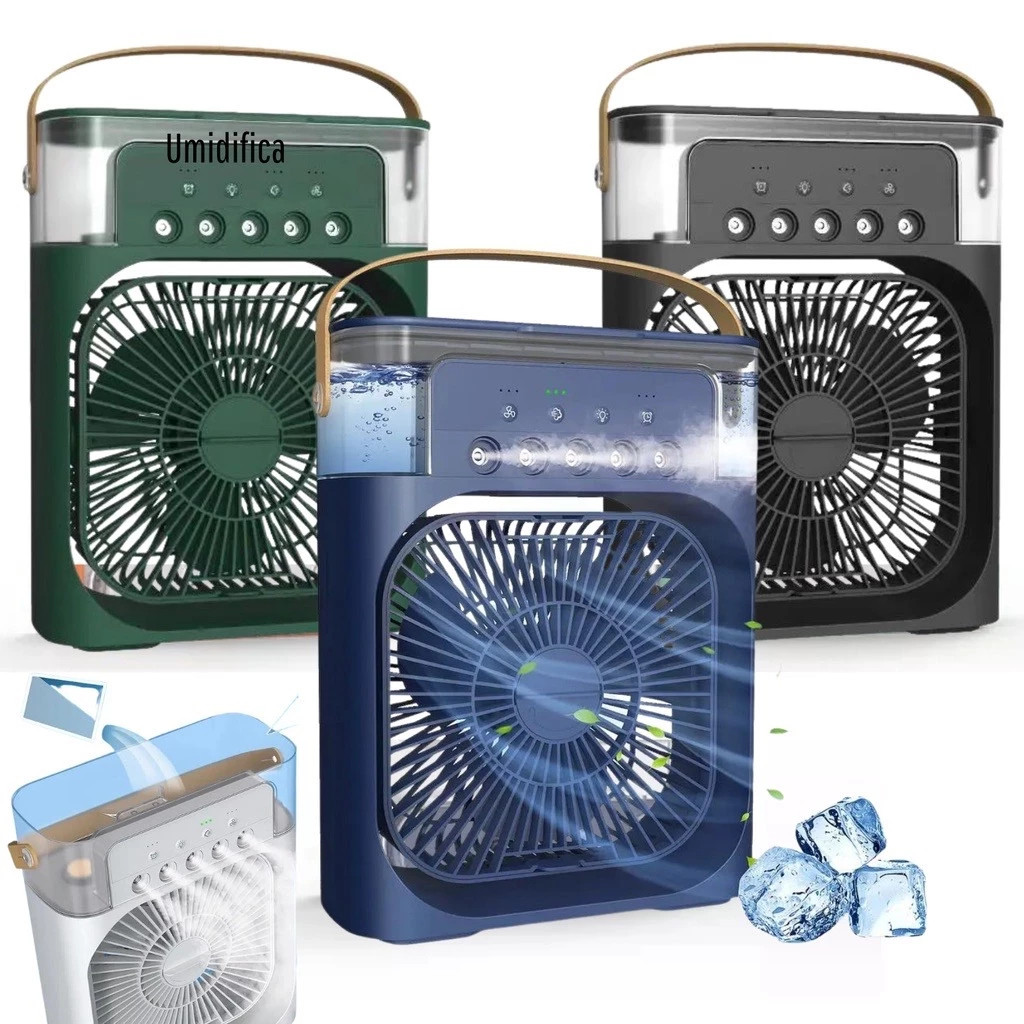 Refrigerador De Ar Ventilador Umidificador Portát