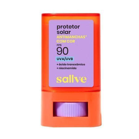 Protetor Solar Bastão Sallve Antimanchas com Cor 