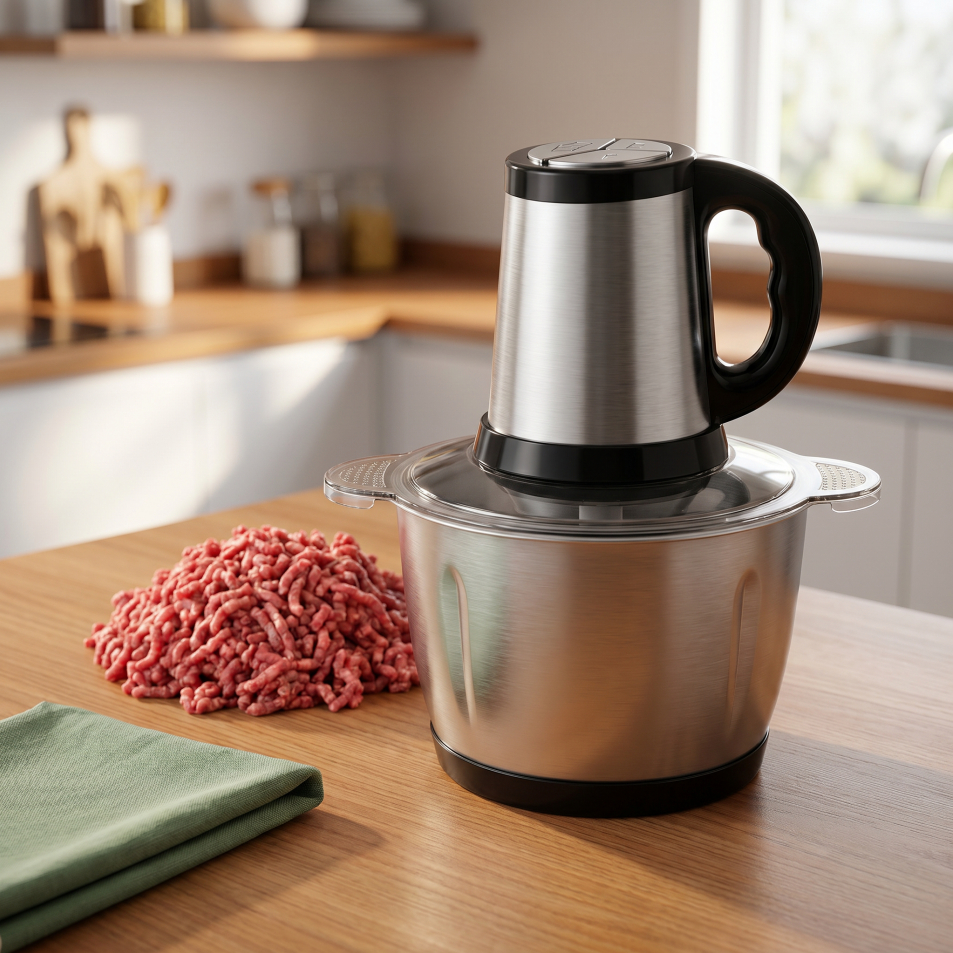 2L 3L Picador De Alimentos Moedor De Carne Mixer E