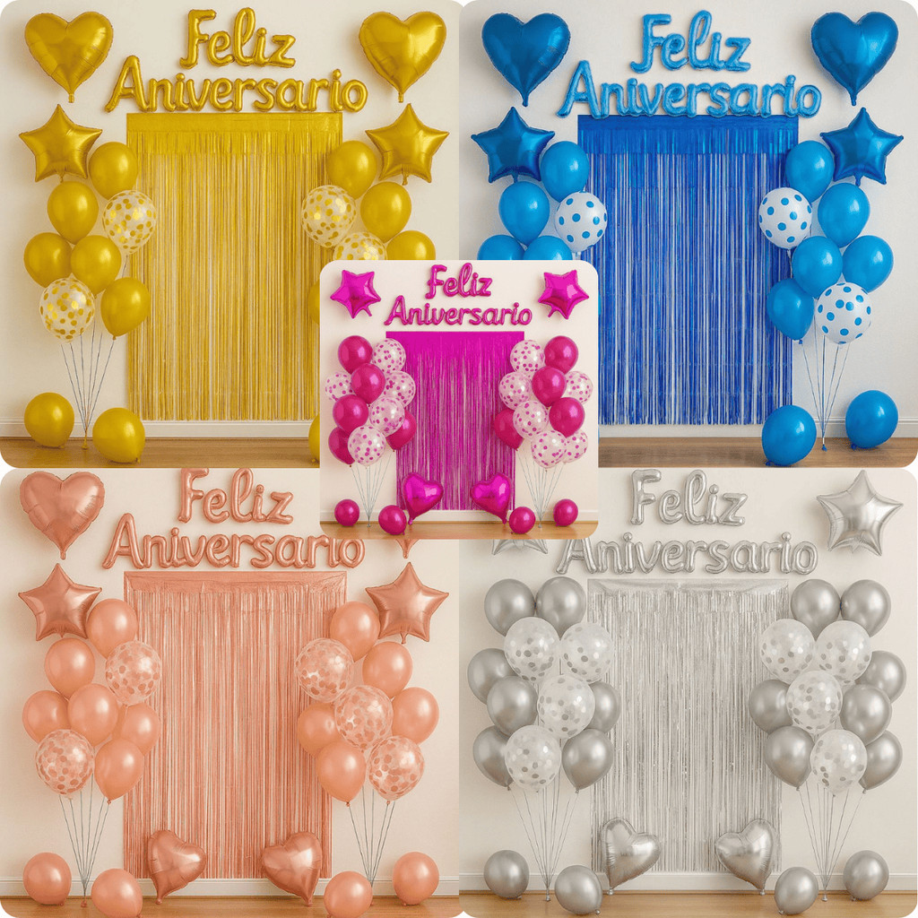 Kit com 26 peças decoração de Festa Completa B