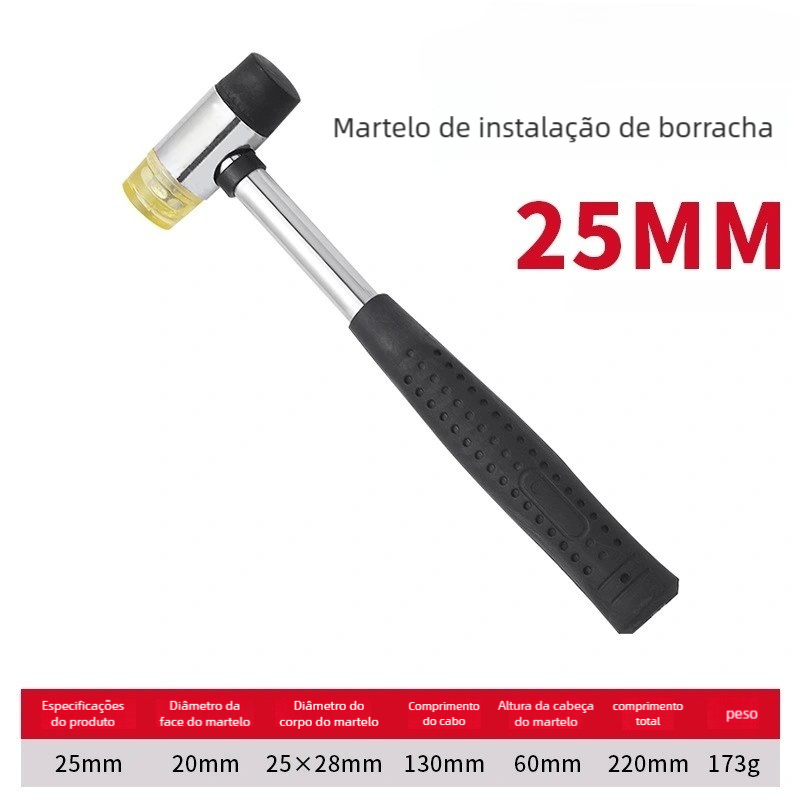 Martelo Martelinho Precisao Cabeca Dupla face Arte