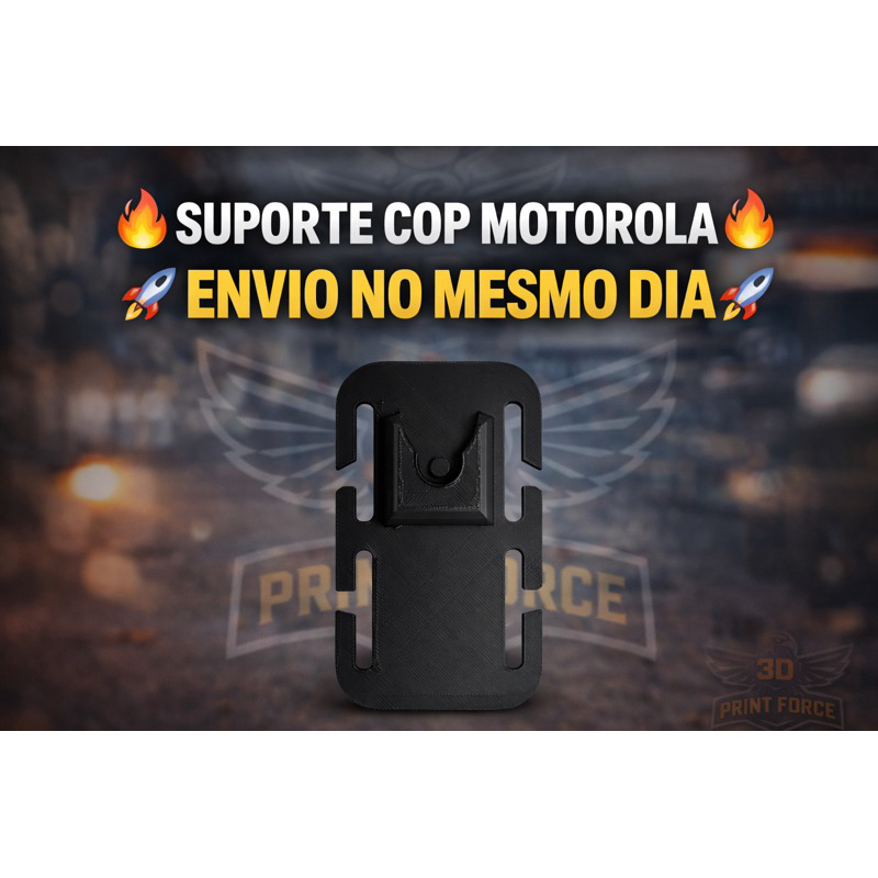SUPORTE COP MOTOROLA – PMESP / PMERJ (ENVIO 