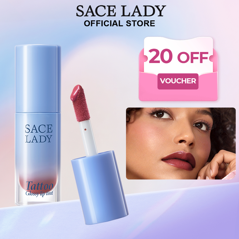Gloss Labial Brilhante SACE LADY Não Pegajoso 16H