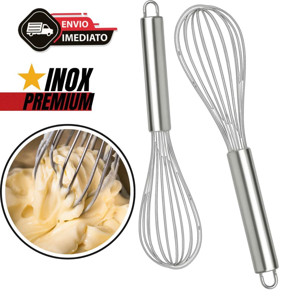 Fouet Batedor de Ovos em Aço Inox Reforçado | Ut