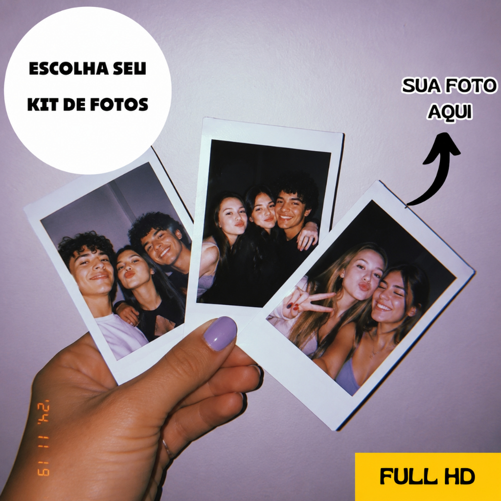 Mini Fotos Personalizadas – ESCOLHA A QUANTI