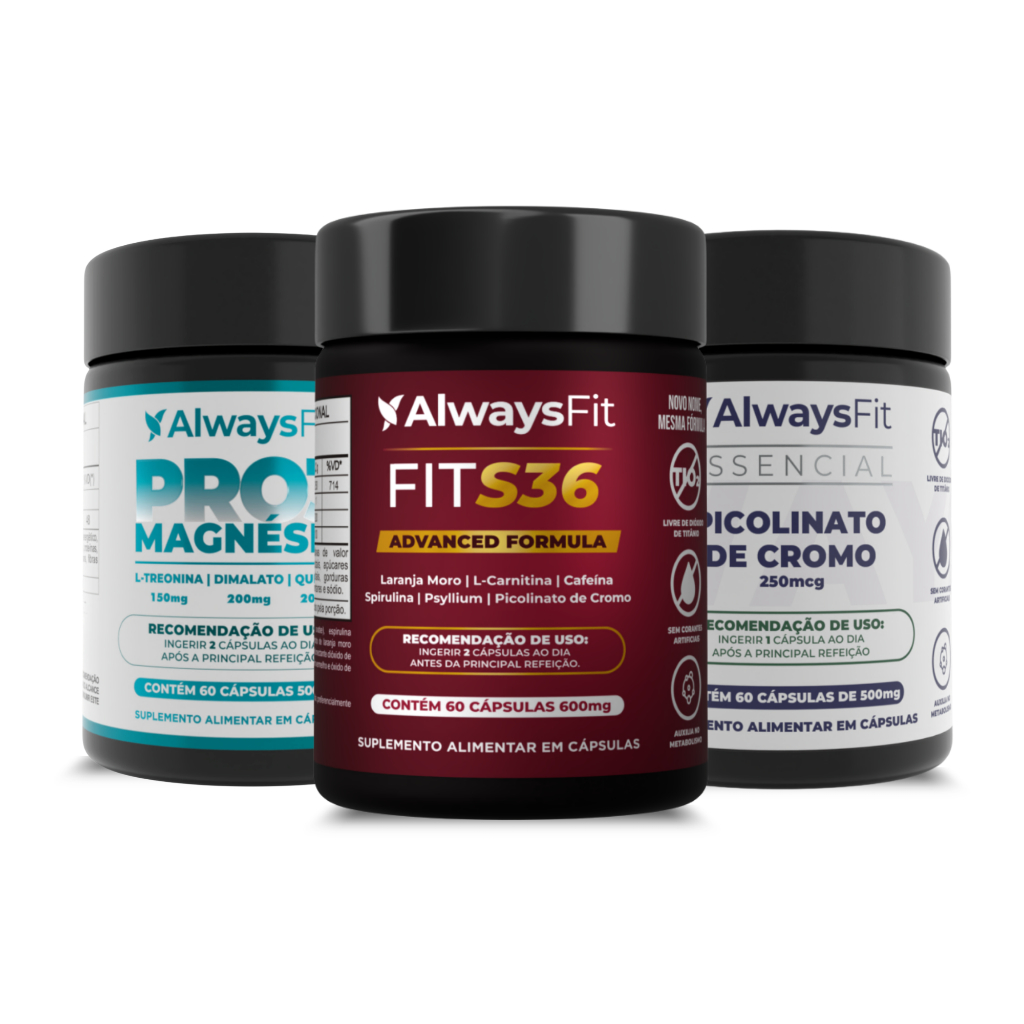 Kit Anti-Inchaço AlwaysFit  | PRO3 Magnésio + Pi