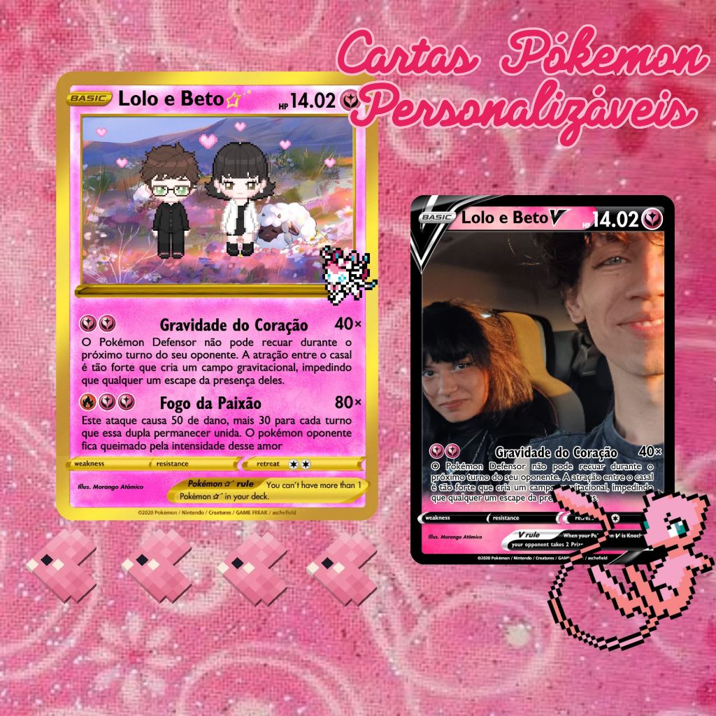 Cartas Pokémon Personalizadas