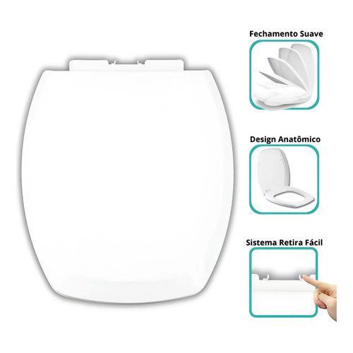 Assento Sanitário Tampa Vaso P/ Incepa Thema Soft