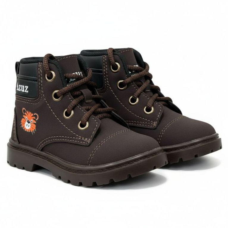 Bota botinha infantil bb tigre