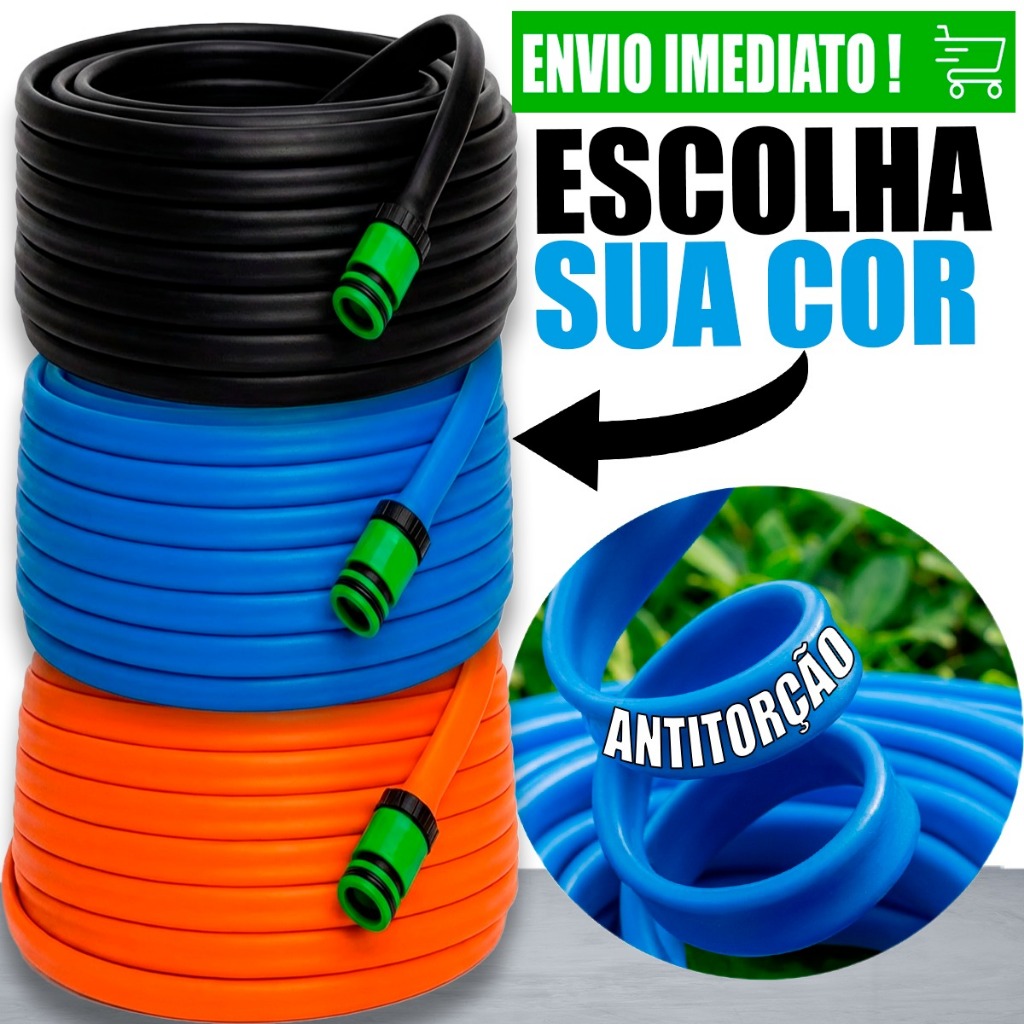 Mangueira Jardim Anti Torção Não Dobra Reforça