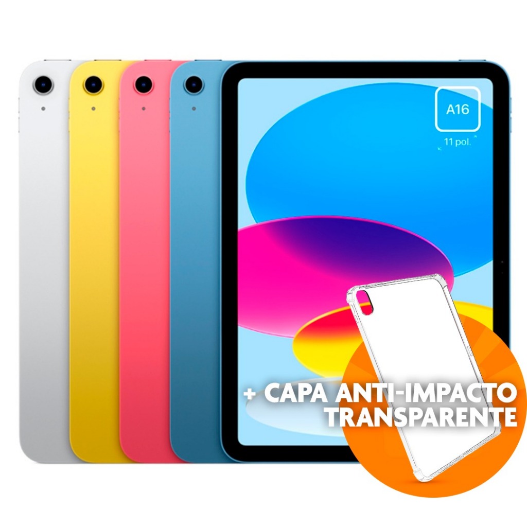 Tablet Apple iPad 11 Geração A16 128GB Wi-Fi 10,