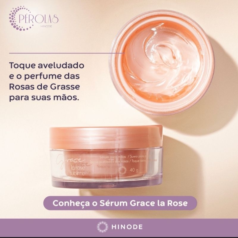 Sérum para Mãos Grace La Rose Sublime Hinode 40g
