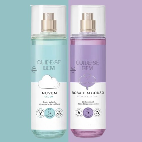 Kit Body Splash Nuvem e Rosa e Algodão: Garanta o