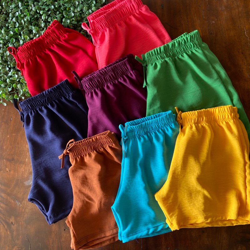 Kit com 3 shorts infantil e juvenil duna. verão/ 
