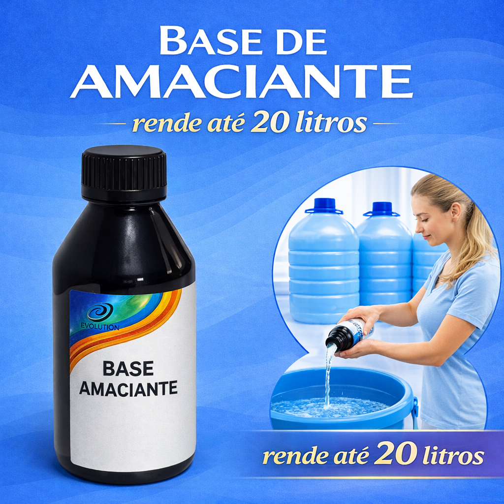 Base Amaciante Concentrada 100ml faz 20 litros  Va