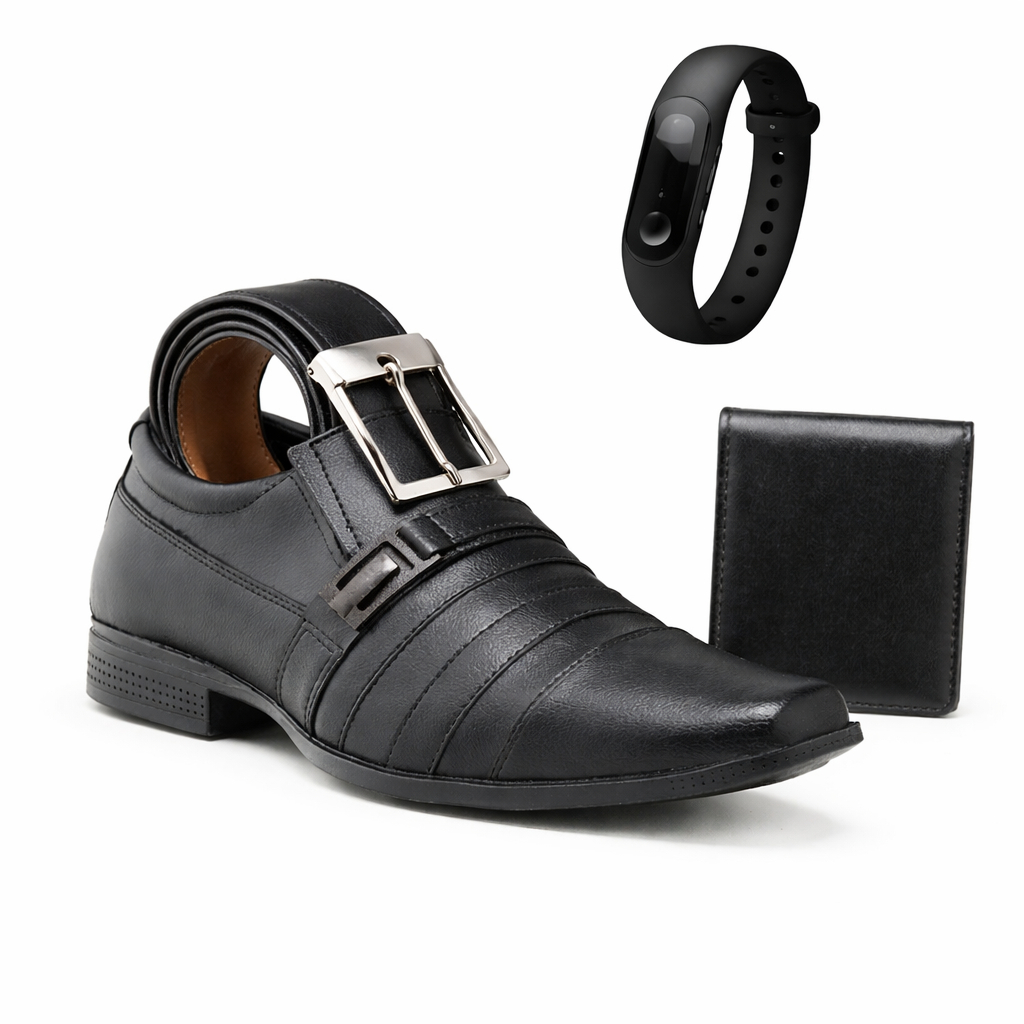 Sapato Social Masculino Executivo Premium. Confort