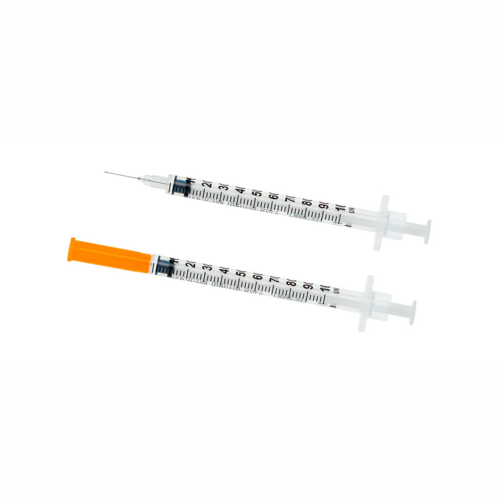 Seringa Insulina 1ml agulha fixa 6 X 0,25mm subcut