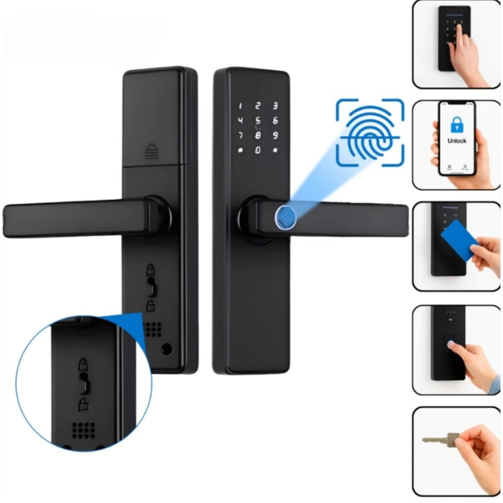Tuya APP WIFI Fechadura Digital Eletrica Inteligen