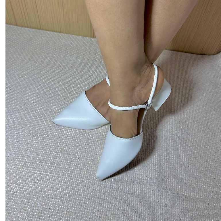 Mule Feminino Bico Saltinho Fino Sapatilha Sapato 