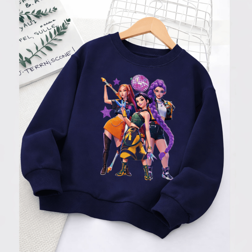 Moletom Guerreiras do  K-Pop Estilosa Blusa para M
