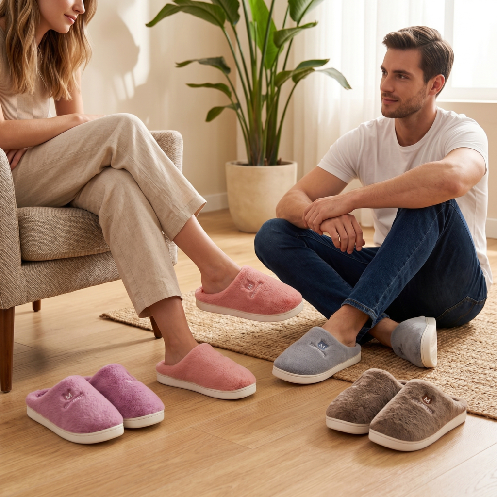 Pantufa Chinelo De Casa Masculina Feminina Adulta 