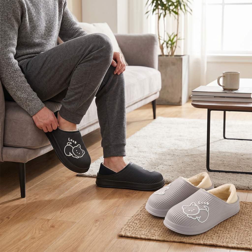 Pantufa Chinelo De Casa Masculina Feminina Adulta 