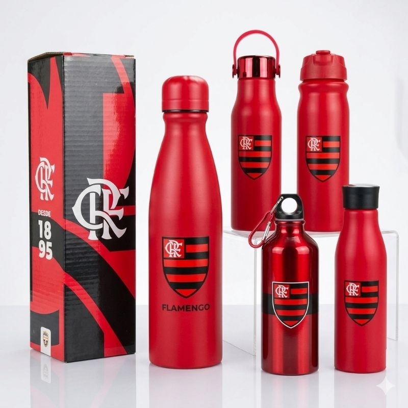Garrafa de alumínio do Flamengo