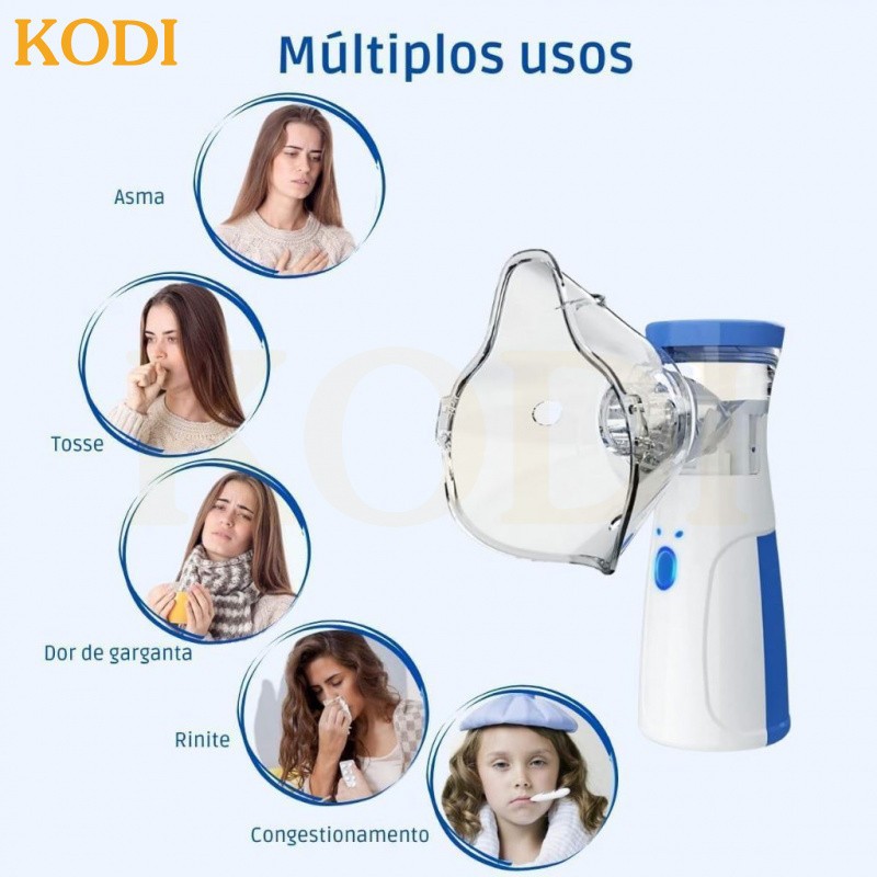 Nebulizador Portátil Mini Inalador Silencioso Ult