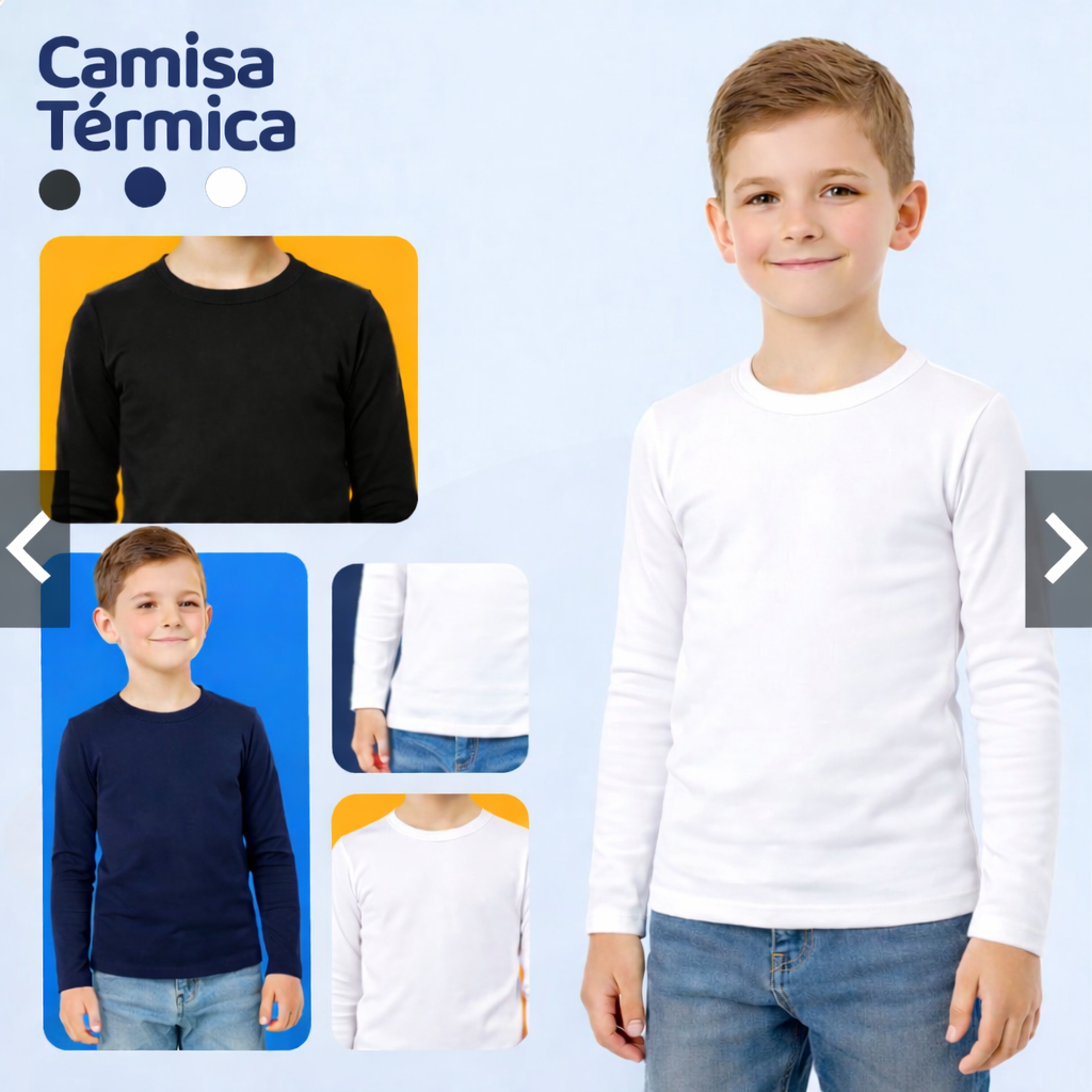 Blusa Camiseta Térmica Peluciada Segunda Pele Man