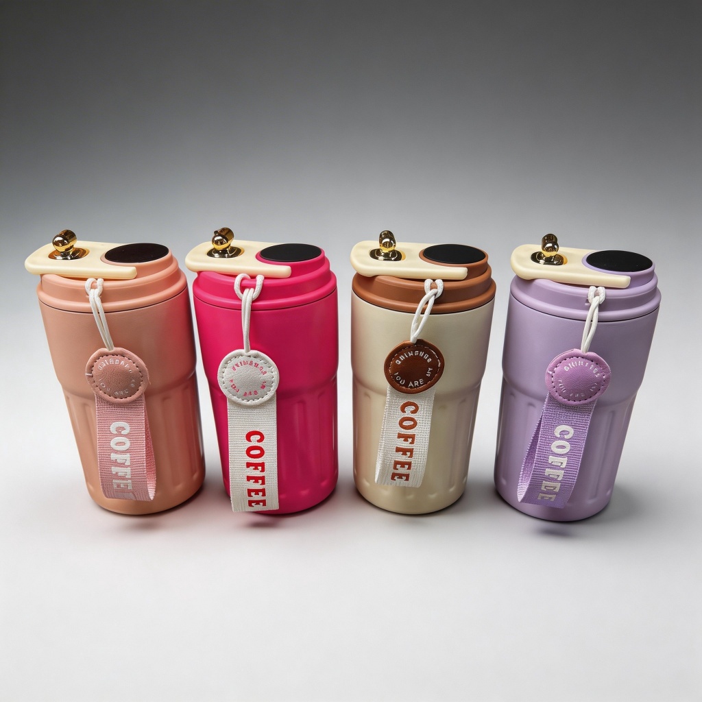 Copo Térmico Café 460ml com Tampa Vedada, Design