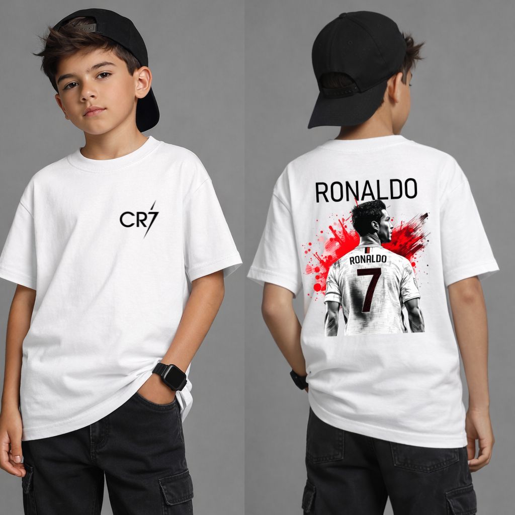 Camiseta Infantil Menino em Algodão Estampa Perso