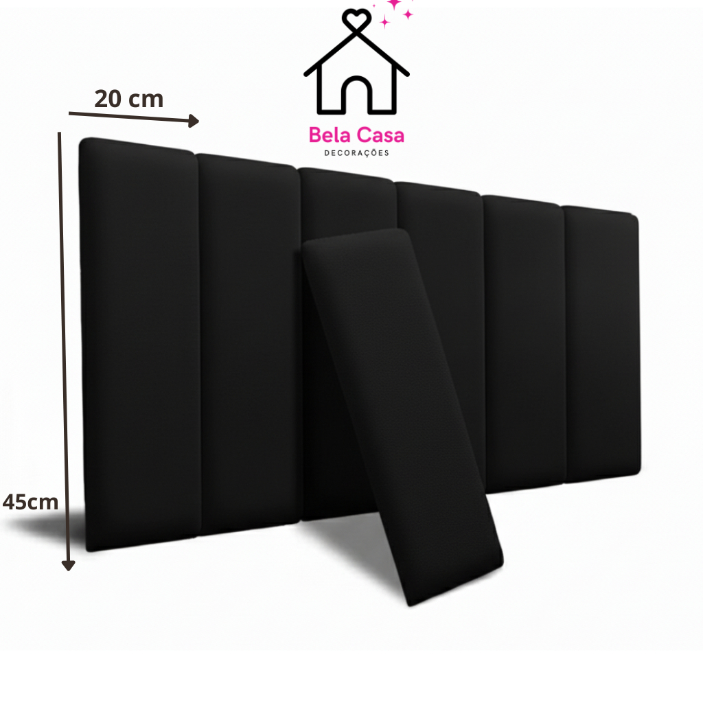 CABECEIRA DE CAMA CASAL BOX ADESIVA 45X20 – 