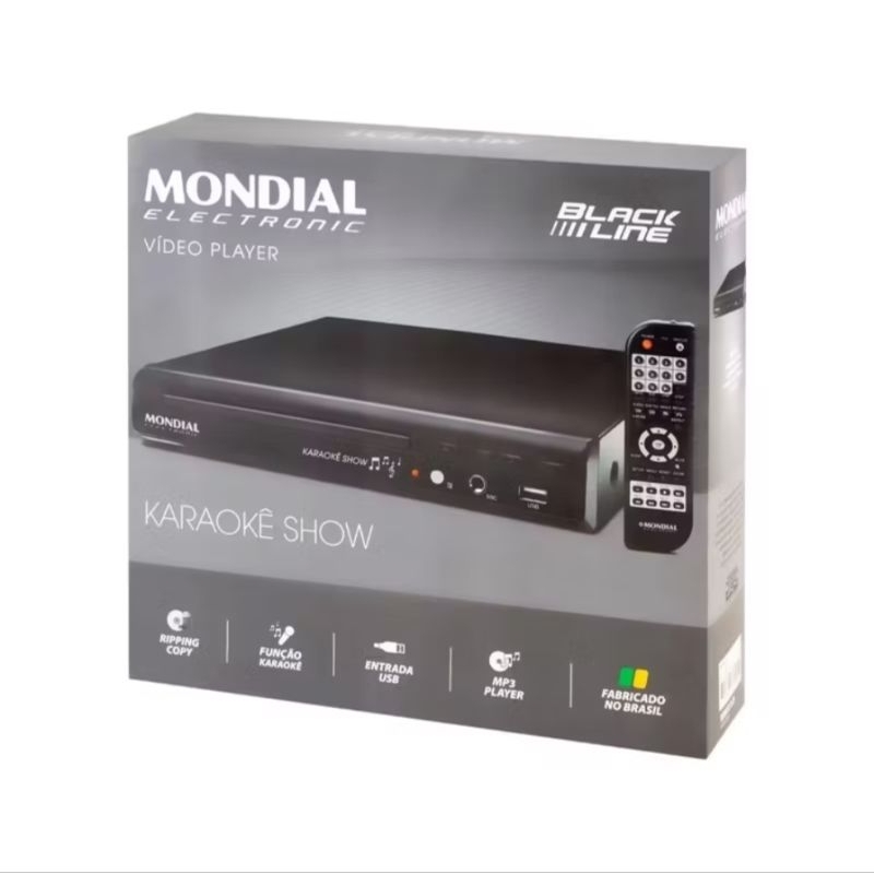 DVD Player Mondial D-20 USB Alta Definição Funç