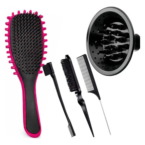 Kit Fitagem De Cabelo Baby Hair Difusor Definidor 
